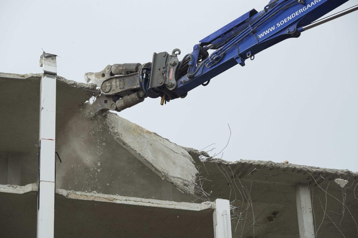 KAB Taastrupgaard Nedrivning April 20 0396